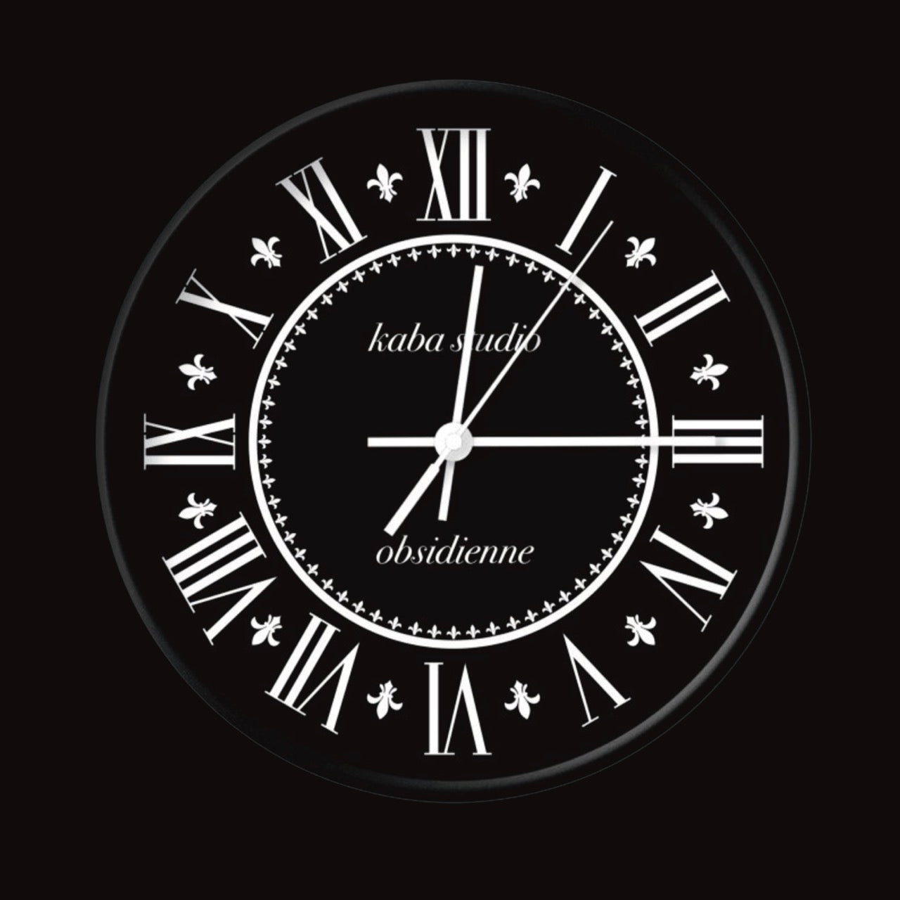 Wall Clock | Obsidienne