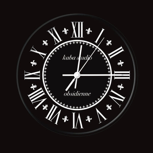 Wall Clock | Obsidienne