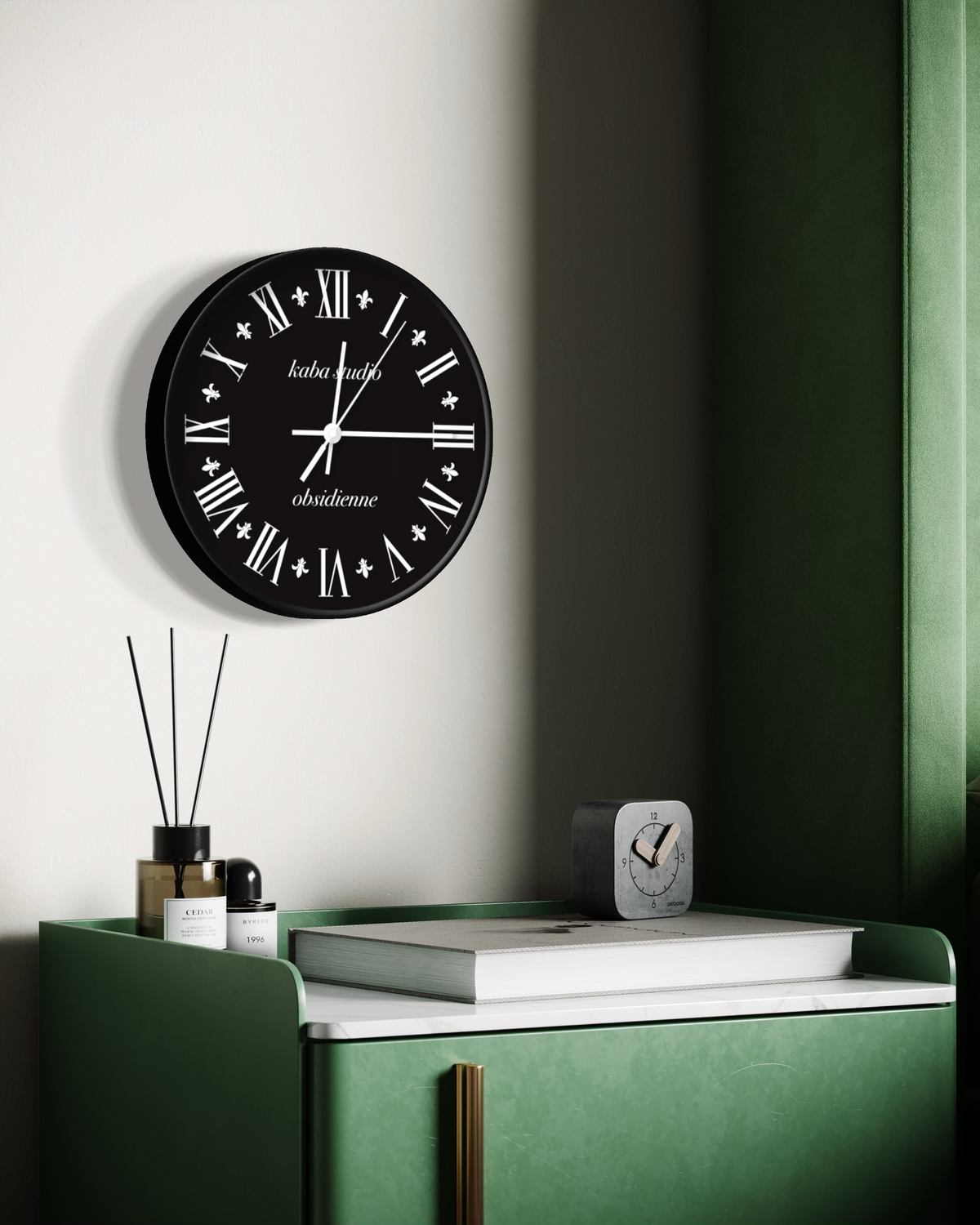 L'horloge Murale | Obsidienne