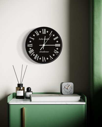 L'horloge Murale | Obsidienne