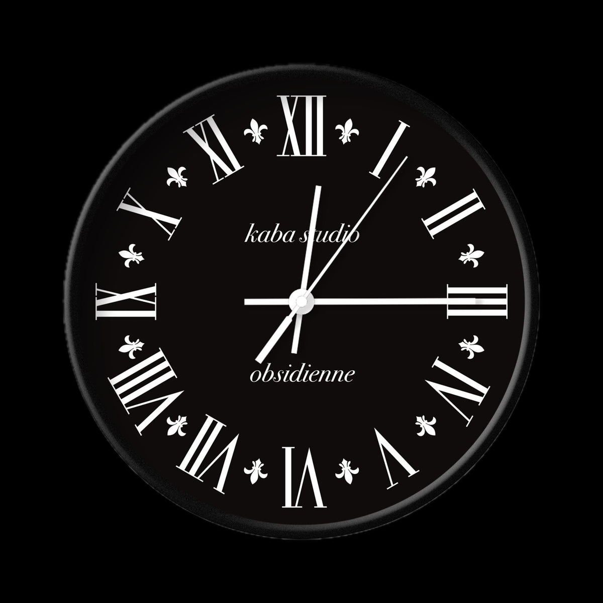 L'horloge Murale | Obsidienne