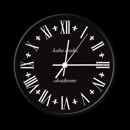 L'horloge Murale | Obsidienne